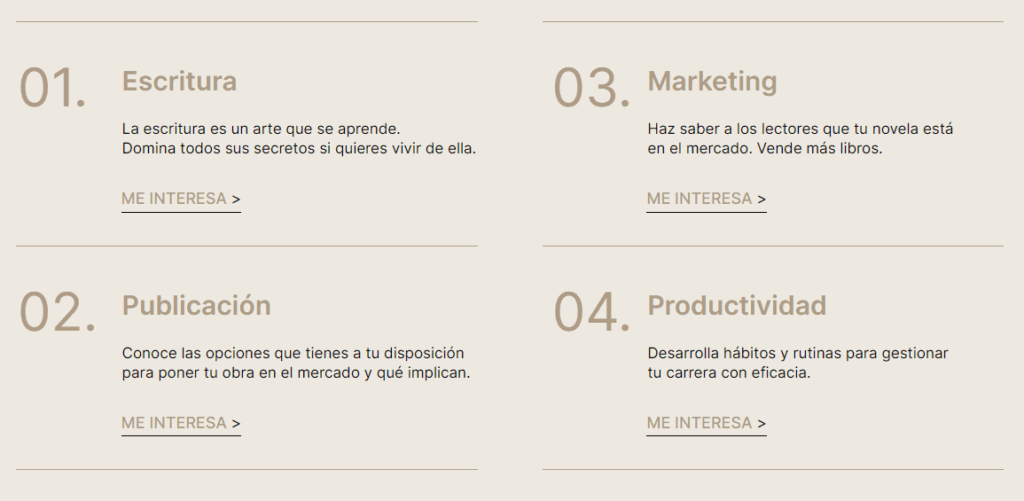 tipos de landing pages