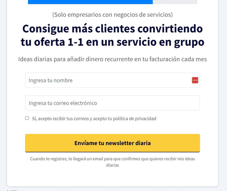 squeeze page que es